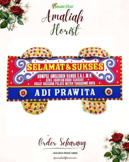 Papan Bunga Ucapan Selamat Karangmulyo